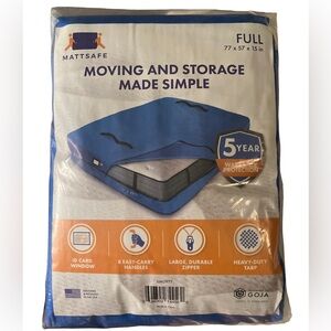 Full Size Mattress Blue Moving and Storage Bag NEW, Never Opened. Warranty.